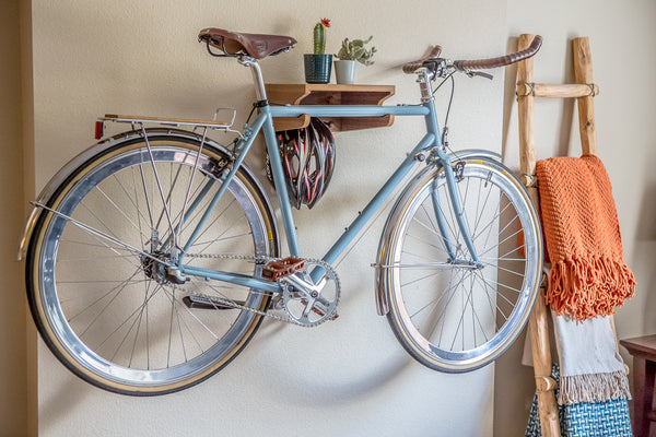 Bike discount frame rack